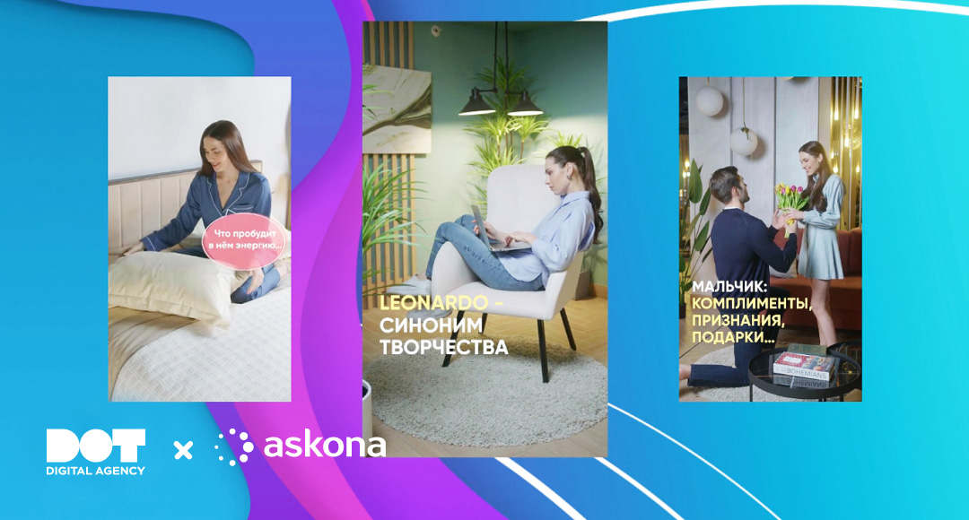 Видеоролики для Askona